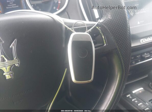 ZAM57XSA6J1300522 2018 MASERATI GHIBLI Gray Առջևի վահանակի տեսք