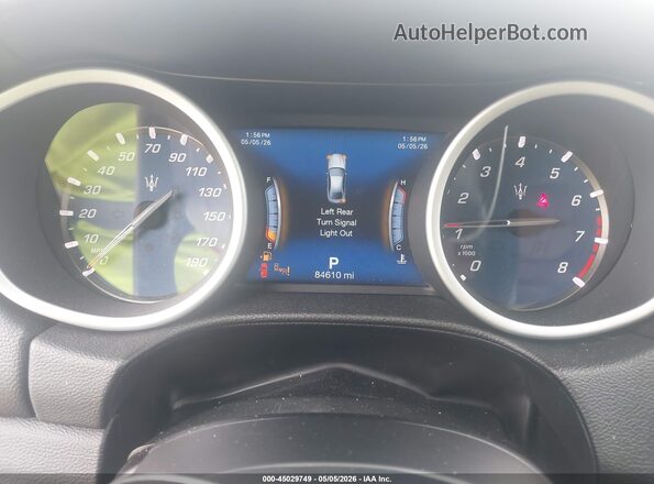 ZAM57XSA6J1300522 2018 MASERATI GHIBLI Gray Հետևի նստատեղերի տեսք