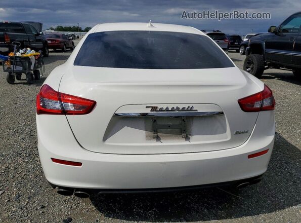 ZAM57XSA9G1181048 2016 MASERATI GHIBLI White Vista trasera