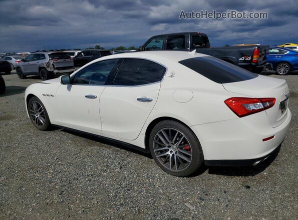 ZAM57XSA9G1181048 2016 MASERATI GHIBLI White Trasero izquierdo