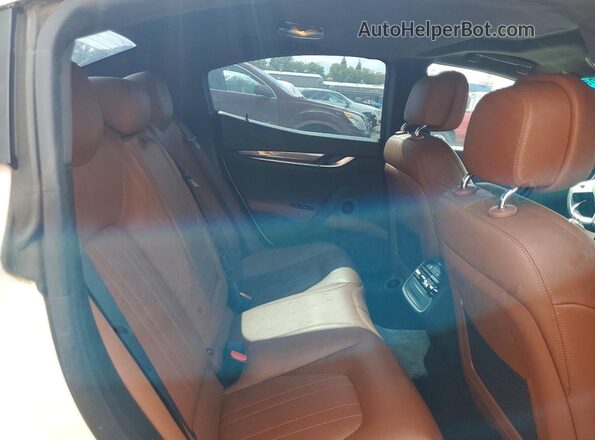 ZAM57XSA9G1181048 2016 MASERATI GHIBLI White Vista de los asientos traseros