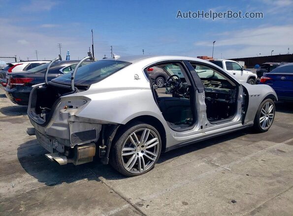 ZAM57XSAXG1168485 2016 MASERATI GHIBLI Silver Trasero derecho