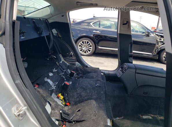 ZAM57XSAXG1168485 2016 MASERATI GHIBLI Silver Vista de los asientos traseros