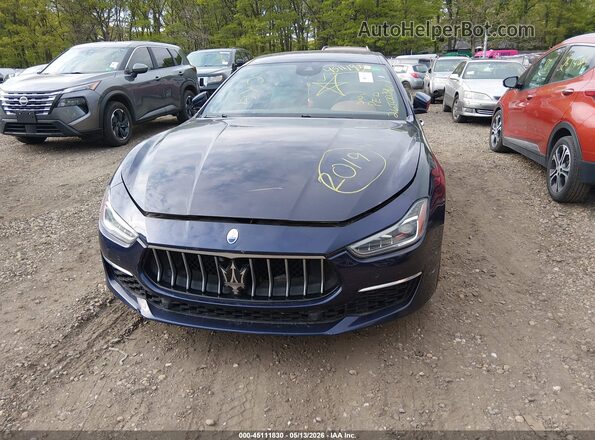 ZAM57XSL3K1339619 2019 MASERATI GHIBLI Blue Dashboard view