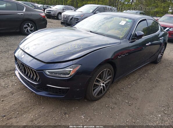 ZAM57XSL3K1339619 2019 MASERATI GHIBLI Blue Front left