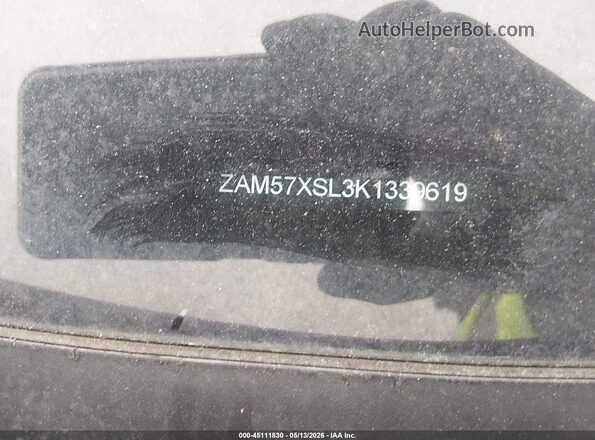 ZAM57XSL3K1339619 2019 MASERATI GHIBLI Blue 