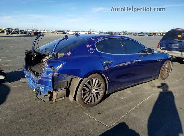 ZAM57YTA2K1309899 2019 MASERATI GHIBLI Blue უკანა მარჯვენა