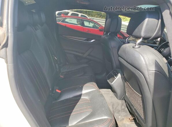 ZAM57YTA3J1293095 2018 MASERATI GHIBLI White Widok tylnych siedzeń