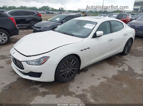 ZAM57YTA3L1344288 2020 MASERATI GHIBLI White Przód lewy