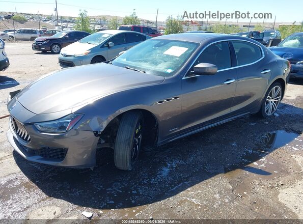 ZAM57YTL2K1322069 2019 MASERATI GHIBLI Gray Front left