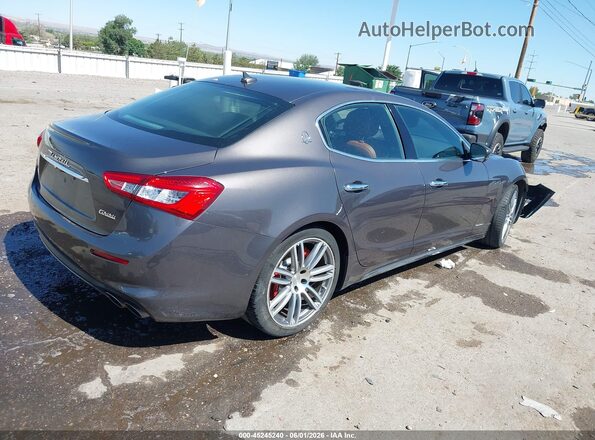 ZAM57YTL2K1322069 2019 MASERATI GHIBLI Gray Rear right