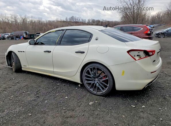 ZAM57YTL4K1319173 2019 MASERATI GHIBLI White Tył lewy