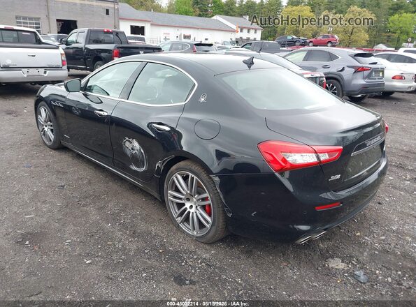 ZAM57YTL5J1285257 2018 MASERATI GHIBLI Black უკანა მარცხენა