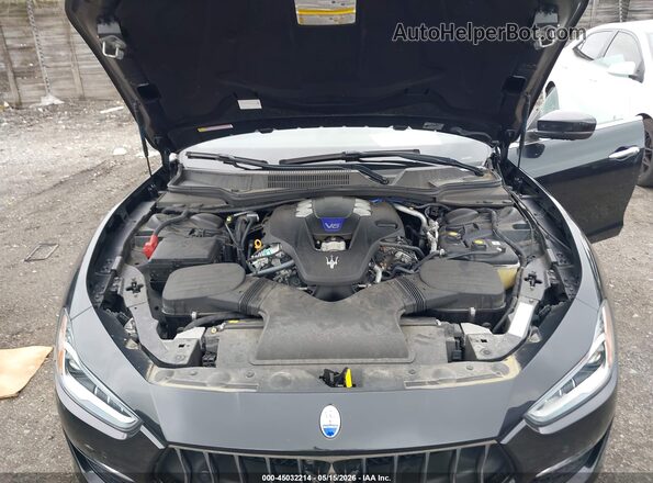 ZAM57YTL5J1285257 2018 MASERATI GHIBLI Black უკანა ხედი