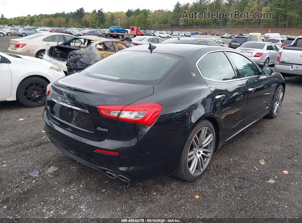 ZAM57YTL5J1285257 2018 MASERATI GHIBLI Black უკანა მარჯვენა