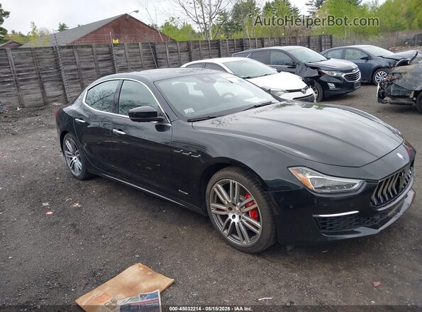 ZAM57YTL5J1285257 2018 MASERATI GHIBLI Black უკანა სალონის ხედი