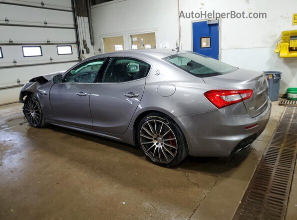 ZAM57YTS9J1286225 2018 MASERATI GHIBLI Серый Задняя левая четверть