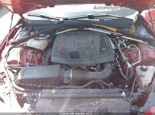 ZARFAECN4H7557448 2017 ALFA ROMEO GIULIA Red Հետևի տեսք