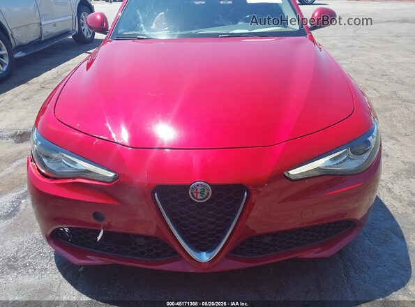 ZARFAECN4H7557448 2017 ALFA ROMEO GIULIA Red Սարքավորումների վահանակի տեսք