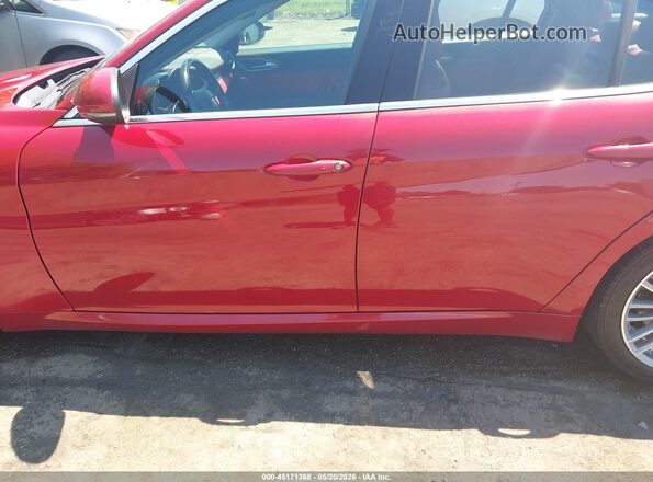 ZARFAECN4H7557448 2017 ALFA ROMEO GIULIA Red Սալոնի 360 աստիճան տեսք
