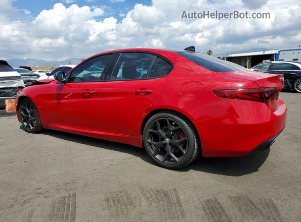 ZARFAMAN1K7622504 2019 ALFA ROMEO GIULIA Red Trasero izquierdo