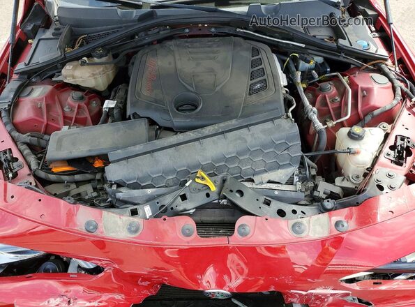 ZARFAMAN1K7622504 2019 ALFA ROMEO GIULIA Red Vista interior trasera
