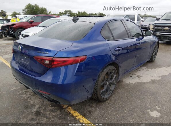 ZARFAMAN2L7630404 2020 ALFA ROMEO GIULIA Синий Задняя правая четверть