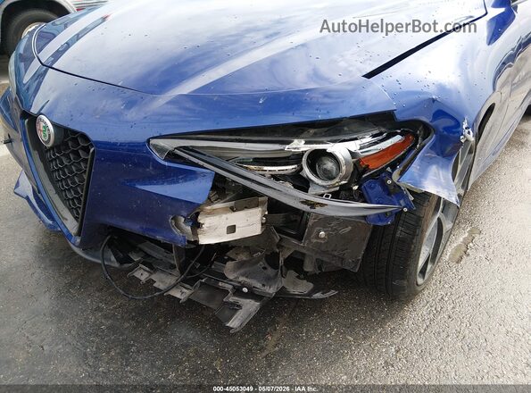 ZARFAMAN2L7630404 2020 ALFA ROMEO GIULIA Синий Вид спереди