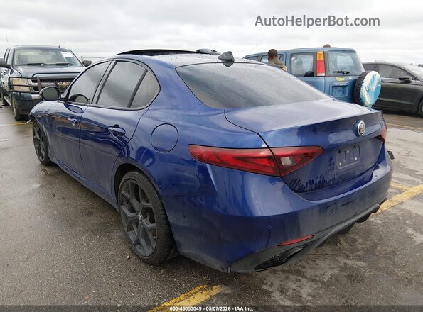 ZARFAMAN2L7630404 2020 ALFA ROMEO GIULIA Синий Задняя левая четверть