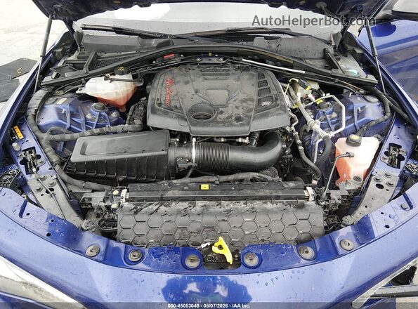 ZARFAMAN2L7630404 2020 ALFA ROMEO GIULIA Синий Вид сзади