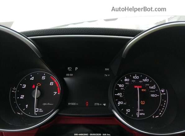 ZARFAMAN7K7611720 2019 ALFA ROMEO GIULIA Белый Вид задних сидений