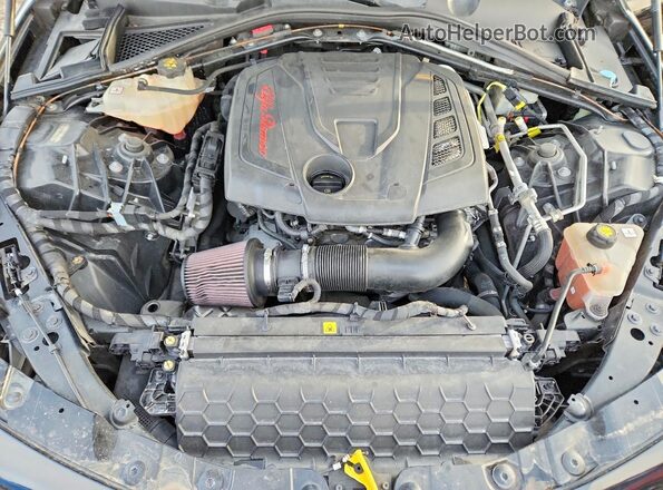 ZARFAMANXK7600355 2019 ALFA ROMEO GIULIA Black უკანა სალონის ხედი