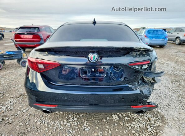 ZARFAMANXK7600355 2019 ALFA ROMEO GIULIA Black უკანა ხედი