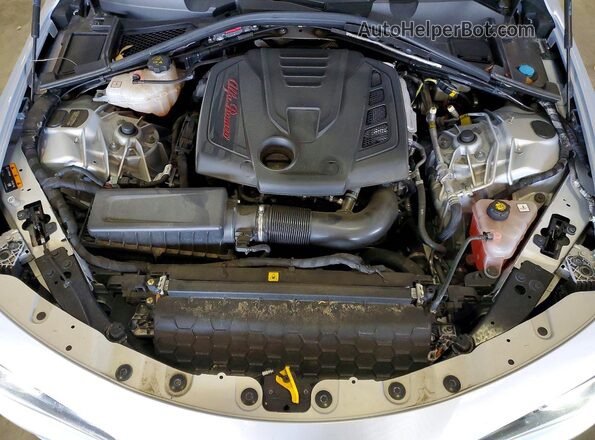 ZARFAMANXM7649140 2021 ALFA ROMEO GIULIA Gray Rear interior view