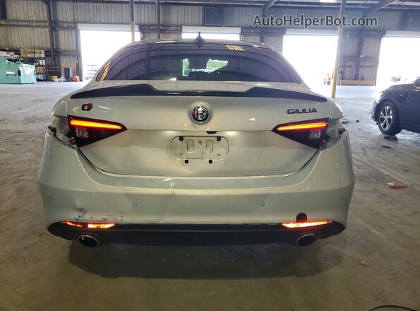 ZARFAMANXM7649140 2021 ALFA ROMEO GIULIA Gray Rear view