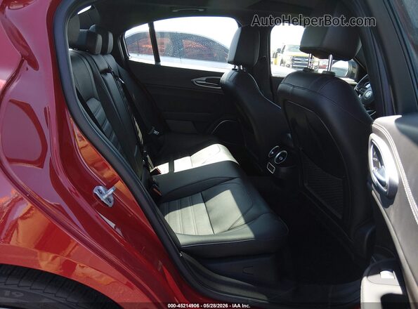 ZARFAMBN0P7668170 2023 ALFA ROMEO GIULIA Red VIN კოდის სტიკერის ხედი