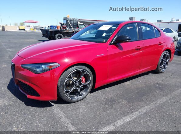 ZARFAMBN0P7668170 2023 ALFA ROMEO GIULIA Red წინა მარცხენა ხედი სამი მეოთხედიდან
