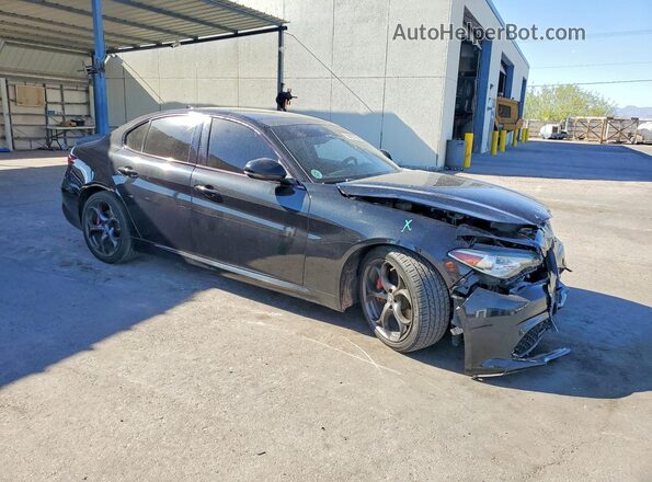 ZARFAMBN3K7606612 2019 ALFA ROMEO GIULIA Черный Передняя правая четверть