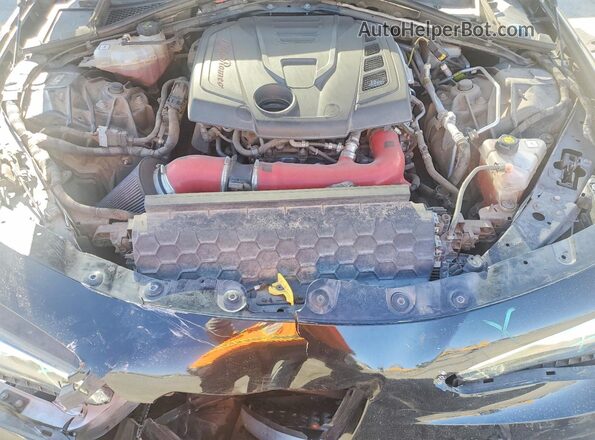 ZARFAMBN3K7606612 2019 ALFA ROMEO GIULIA Черный Вид задней части салона