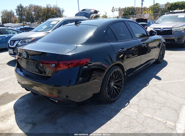 ZARFAMBN6K7606703 2019 ALFA ROMEO GIULIA Black Tył prawy