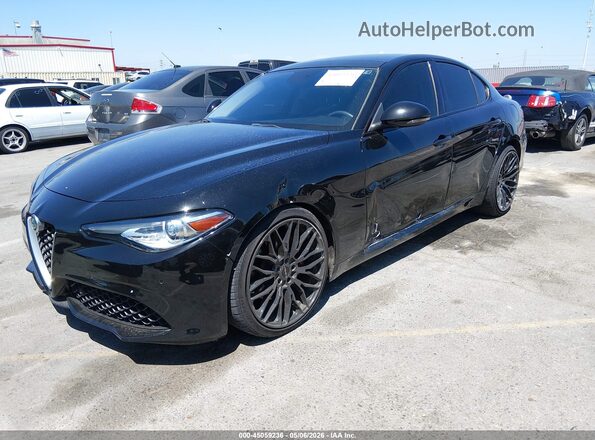 ZARFAMBN6K7606703 2019 ALFA ROMEO GIULIA Black Przód lewy