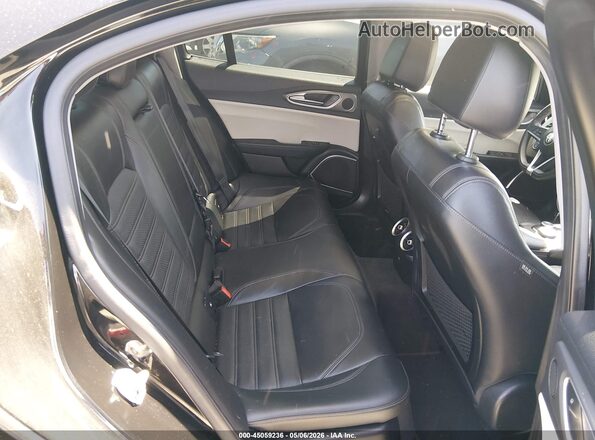 ZARFAMBN6K7606703 2019 ALFA ROMEO GIULIA Black Widok naklejki z numerem VIN