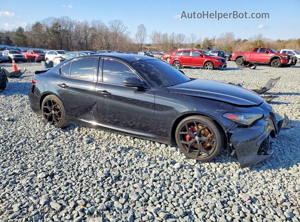 ZARFAMBN6K7622755 2019 ALFA ROMEO GIULIA Black წინა მარჯვენა