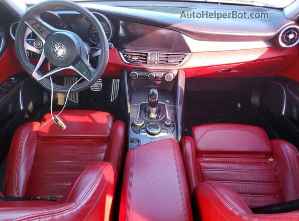ZARFAMBN6K7622755 2019 ALFA ROMEO GIULIA Black წინა პანელის ხედი