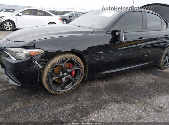 ZARFAMBN7K7601056 2019 ALFA ROMEO GIULIA Черный Вид спереди