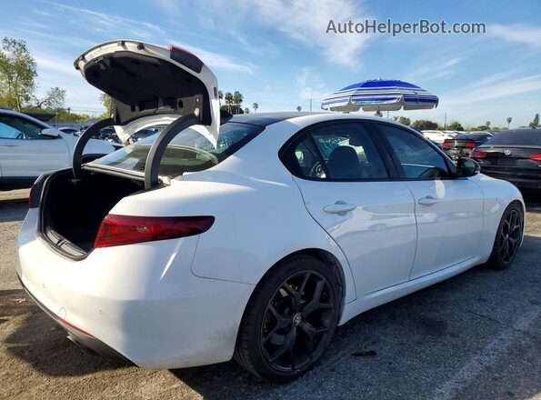 ZARFAMBN7M7649997 2021 ALFA ROMEO GIULIA White Հետևի աջ