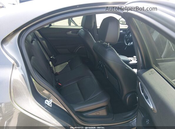 ZARFAMBN7N7654778 2022 ALFA ROMEO GIULIA Gray VIN კოდის სტიკერის ხედი