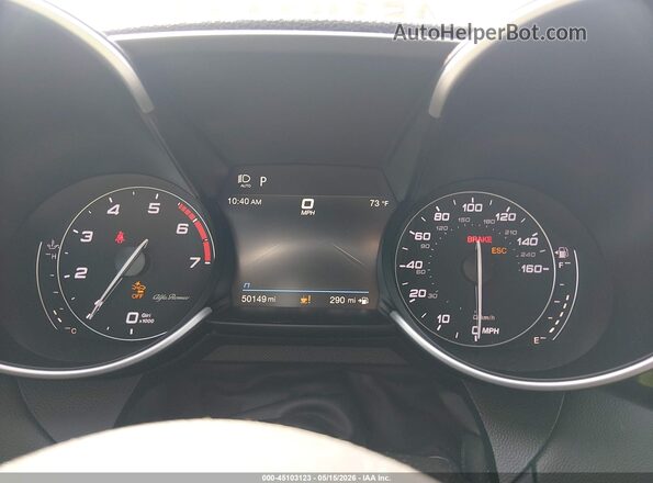 ZARFAMBN7N7654778 2022 ALFA ROMEO GIULIA Gray უკანა სავარძლების ხედი