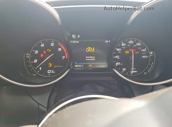 ZARFAMBN8N7665465 2022 ALFA ROMEO GIULIA White Սարքավորումների վահանակի տեսք