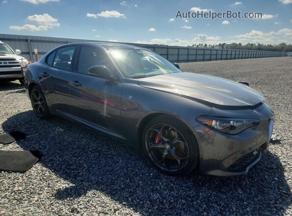 ZARFAMBN8R7682837 2024 ALFA ROMEO GIULIA Серый Передняя правая четверть